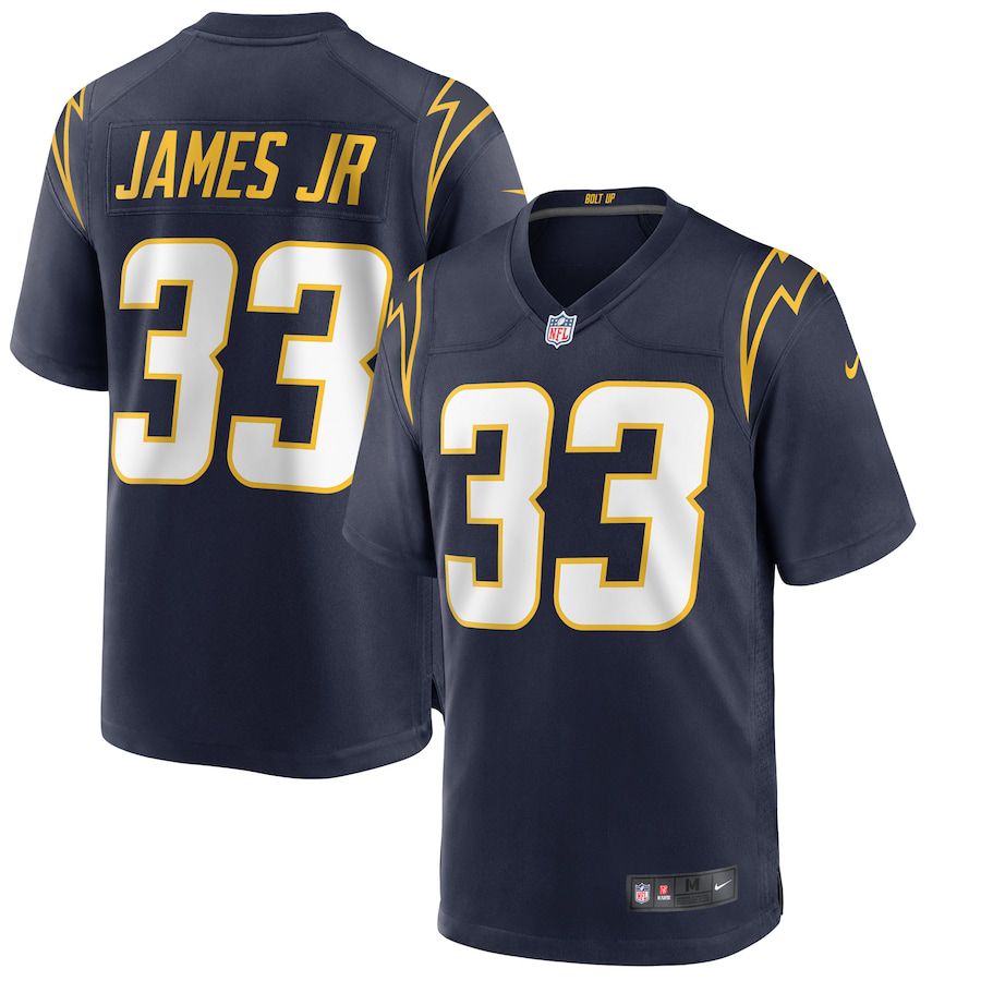 Men Los Angeles Chargers 33 Derwin James Nike Navy Alternate Game NFL Jersey